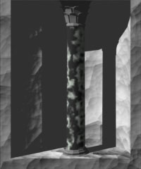 [Left side of Crypt and Column]